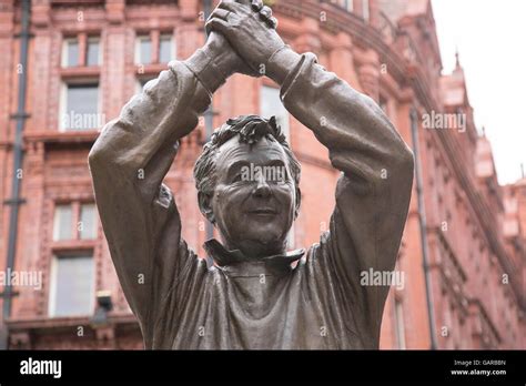 Brian Clough Statue, Nottingham; England; UK Stock Photo - Alamy