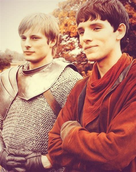 maddisonjdh:— Colin Morgan & Bradley James in Merlin - Tumblr Pics