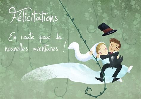 Cartes virtuelles mariage felicitation 1 - Joliecarte