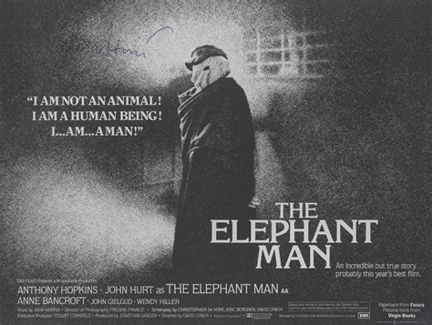 THE ELEPHANT MAN (1980) POSTER, BRITISH, SIGNED BY JOHN HURT | Original ...