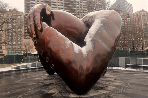 Monument honoring Dr. Martin Luther King Jr. and Coretta Scott King ...