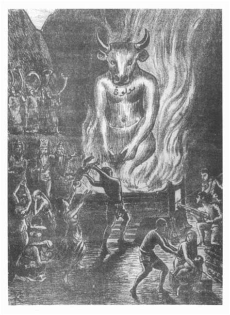 Moloch worship was practiced by the Canaanites, Phoenician and related cultures in North Africa ...