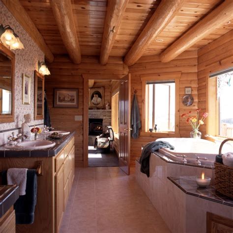 Log Cabin Bathroom Ideas / Log cabin furniture ideas - how to choose ...