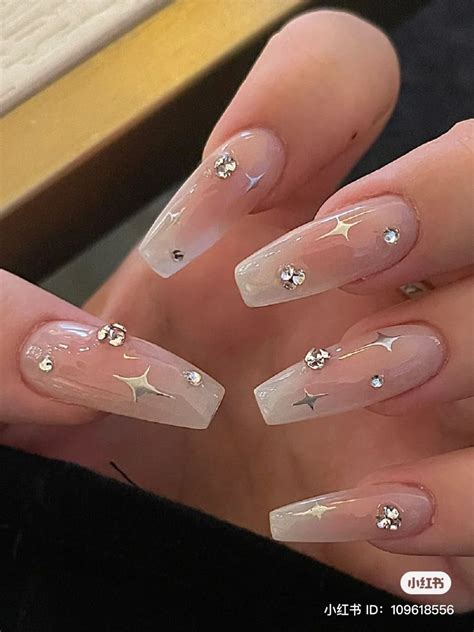 xiaohongshu 小红书xhs long douyin nails aesthetic inspo chinese nails chinese nail art | Stylish ...