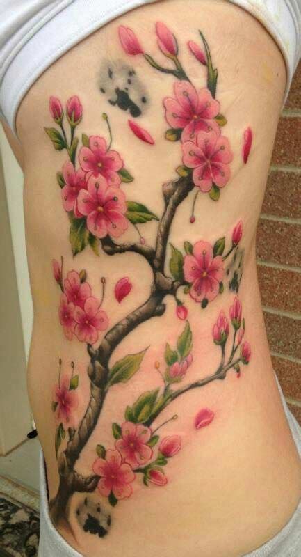 Cherry Blossom Tree Tattoo With Names