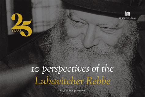 10 Perspectives of the Lubavitcher Rebbe for Society in 2019 - Chabad Lubavitch World Headquarters