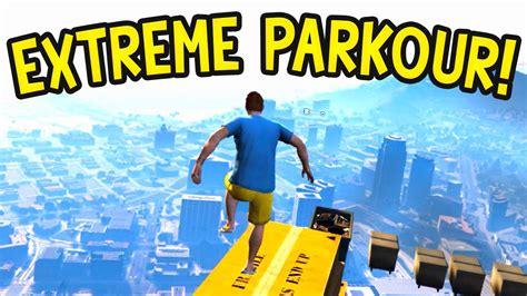 EXTREME PARKOUR! GTA 5 Funny Moments : Olli43 vs Geo23 Episode 46 - YouTube