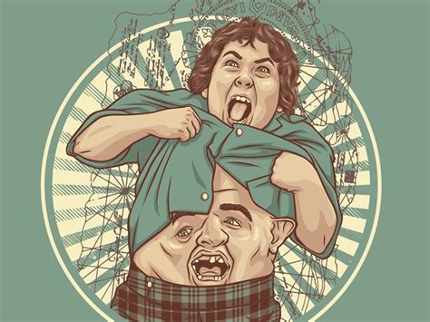 Chunk / Sloth Mashup Illustration | Graphic design blog, Illustration, Goonies