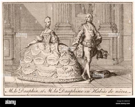 Louis Xvi And Marie Antoinette In Wedding Costumes Stock Photo - Alamy