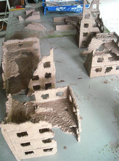 The Historical Miniaturist: Stalingrad: Building Ruins (an oxymoron)