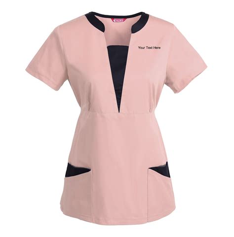 Personalized Customizable Embroidered Women's Medical Scrub Top - Etsy