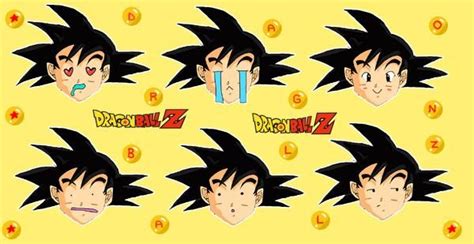 Goku Expressions by Judith3000us on DeviantArt Dbz Images, Digital ...