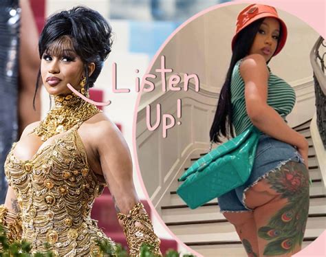 Cardi B Warns Fans About Plastic Surgery After Removing Her Butt ...