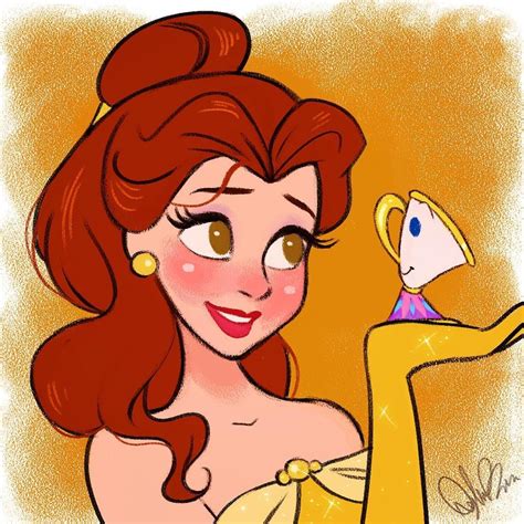 Belle by Dylan Bonner | Disney art, Belle disney, Disney drawings