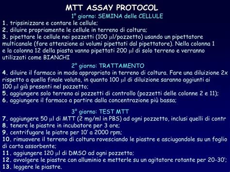 PPT - MTT ASSAY PROTOCOL PowerPoint Presentation, free download - ID ...