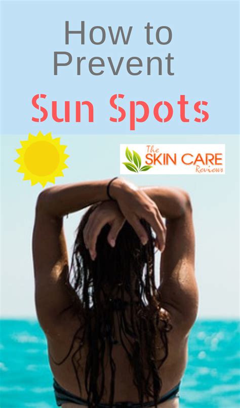 How To Prevent Sun Spots On Face And Skin Naturally | Skin care dark spots, Spots on face ...