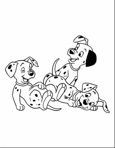 101 Dalmatians Puppies Coloring Pages at GetColorings.com | Free ...