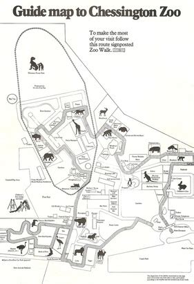 Zoo Maps - The Chessington Zoo & Circus Archive