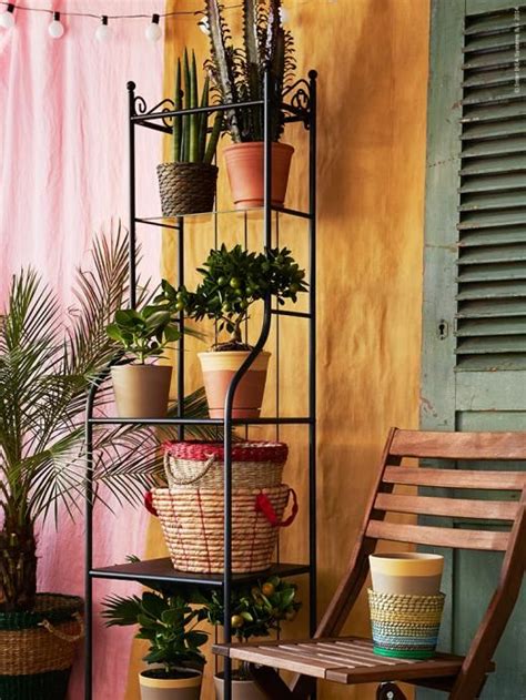 Plant Stand Indoor, Indoor Plants, Potted Plants, Apartment Balcony Decorating, Interior ...