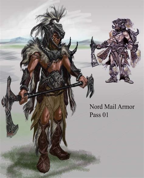 Nord Armor Male | Skyrim art, Game concept art, Skyrim