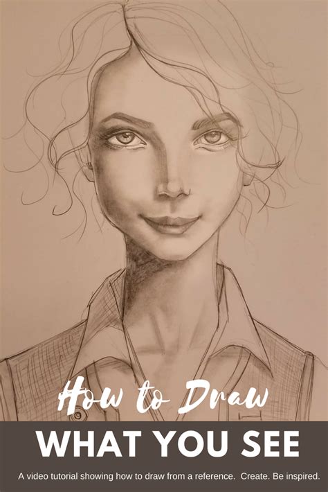 free Drawing Tutorial | Can you draw what you see? I just love drawing female faces and ...