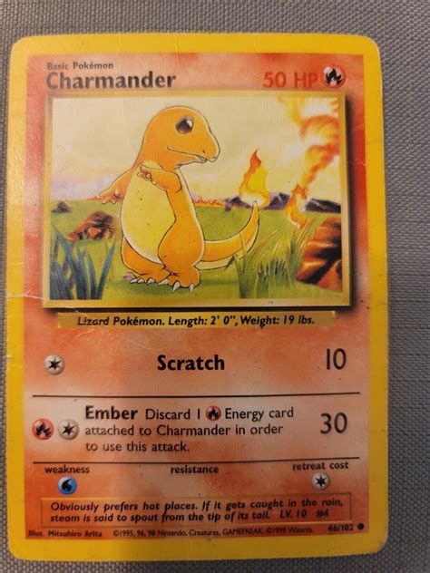 Mavin | Original 1st Edition 1995 charmander pokemon card