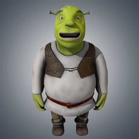 shrek 3d model