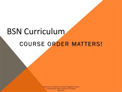 PPT - BSN Curriculum PowerPoint Presentation, free download - ID:8155202