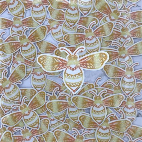 Bee Sticker - Etsy