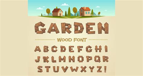 20+ Wood Fonts - TTF, OTF, Download | Design Trends - Premium PSD, Vector Downloads