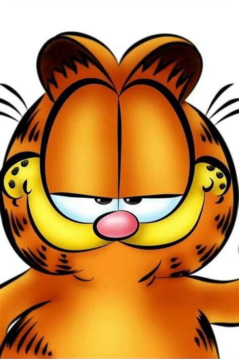 Garfield smiling | Coloriage chat, Dessin animé, Dessin