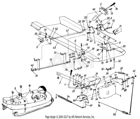 MTD Mastercraft Mdl 131-520B054/481-1808 Parts Diagram for Parts, With 32" Or 38" Decks