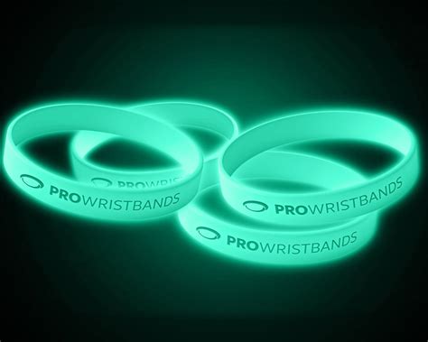 Glow in the Dark Silicone Wristbands | Glow in the dark, Glow, Wristbands
