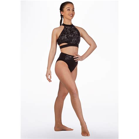 Womens Floral Mesh Halter Dance Crop Top by Bloch : FT5093 Bloch , On ...