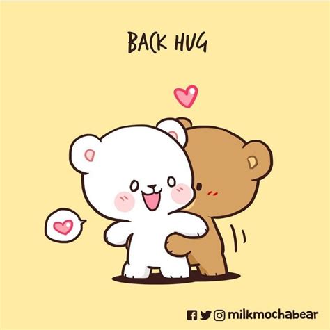 Pin by theresa on Milk e Mocha | Milk & mocha, Hug gif, Cute love cartoons