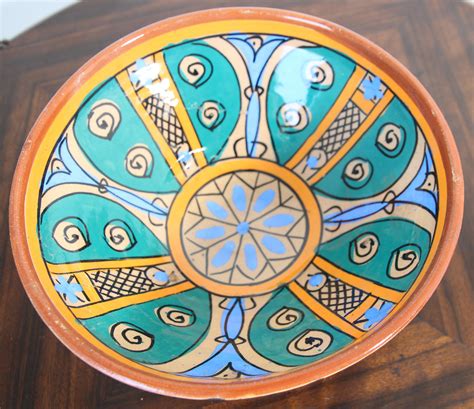 Handcrafted Antique Moroccan Couscous Bowl from Fez, 19th Century For Sale at 1stDibs