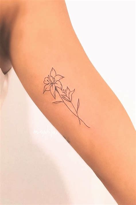 40 Amazing Lily Flower Tattoo Drawing Ideas - vrogue.co