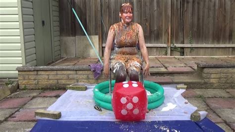 The Gunge Maid Plays Let The Dice Decide Messy Pies And Gunge Game - YouTube