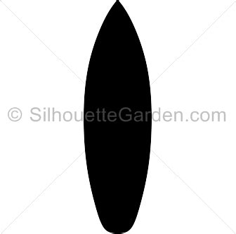 Surf Board Silhouette | Silhouette clip art, Surfboard, Clip art