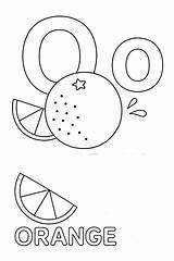 O Alphabet Coloring Pages – Free Activity PDF Download  The sketch template