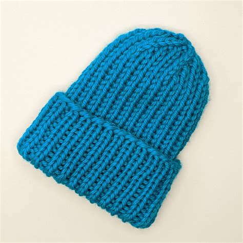 Easy Beanie Hat Knitting pattern – baaadrabbitfa