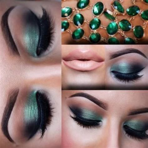 We're digging this jade/emerald color. | Makeup, Eye makeup, Sexy makeup