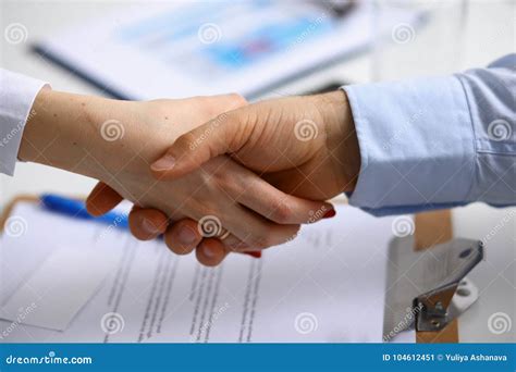Business People Shaking Hands, Finishing Up a Meeting Stock Image - Image of consensus ...