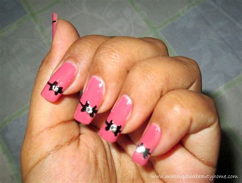 Cute Bow Nail Art Tutorial ~ Do It Yourself