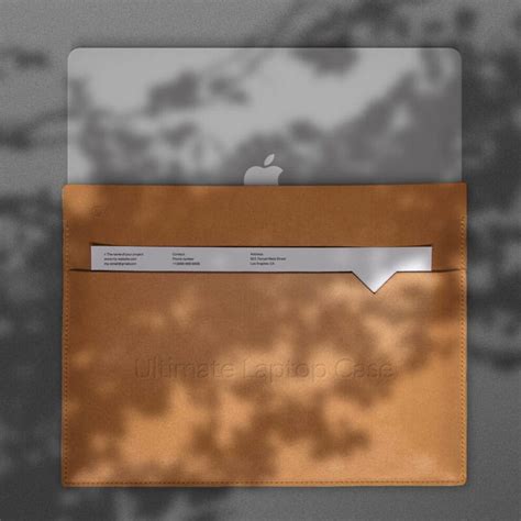 Free Branded Laptop Sleeve Mockup PSD » CSS Author