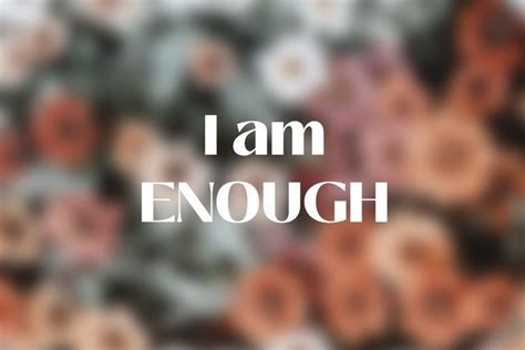 Wallpaper aesthetic #IamEnough | I am enough, Laptop wallpaper, Wallpaper