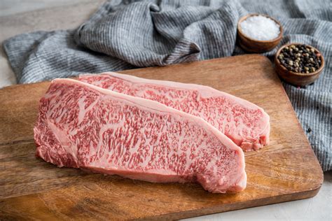 The A5 Striploin is moderately tender with a balanced texture. It ...