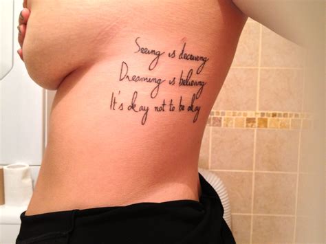 Jessie J "who you are" lyrics tattoo Rib Tattoos For Women, Wrist ...