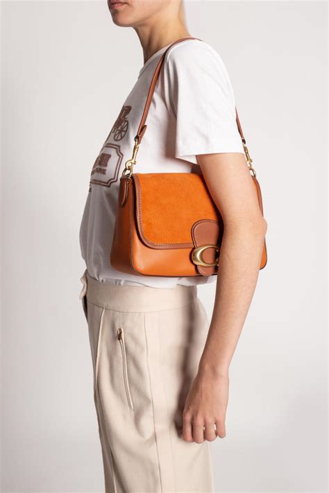 COACH 'soft Tabby' Shoulder Bag in Orange | Lyst