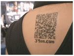 QR Codes Appearing in Tattoos
